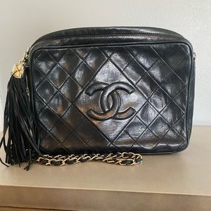 Vintage Chanel Tassel Camera Bag
